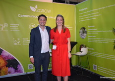 Olivier Begerem and Laura Frijters of 2Grow.